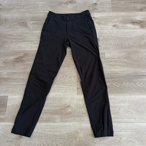 Lululemon Commission Pant Slim *Warpstreme MEN SZ 28X30 BLACK - Picture 1 of 10